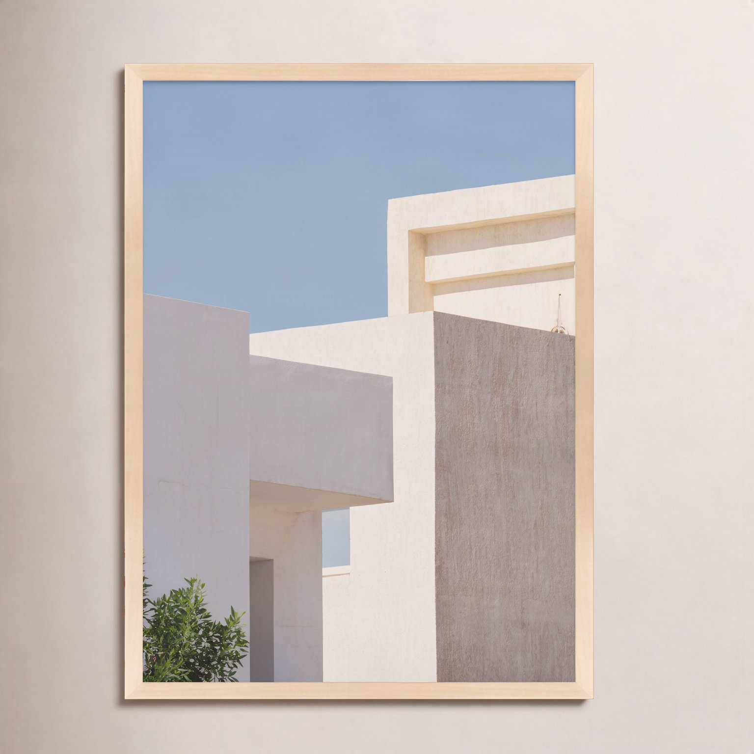 Afternoon in Greece No. 1 Print, Maple, 20" H x 14" W