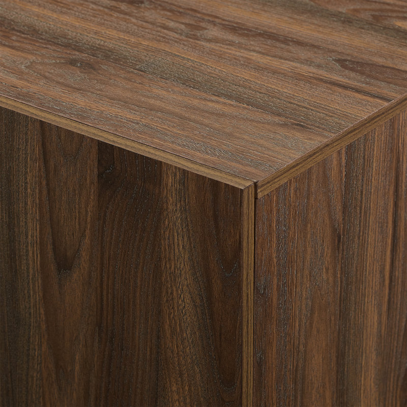 Kaelea 70" Wide 4-Door Sideboard, Dark Walnut