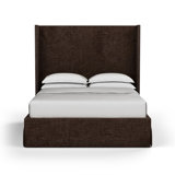 Kaiser Upholstered Wingback Bed