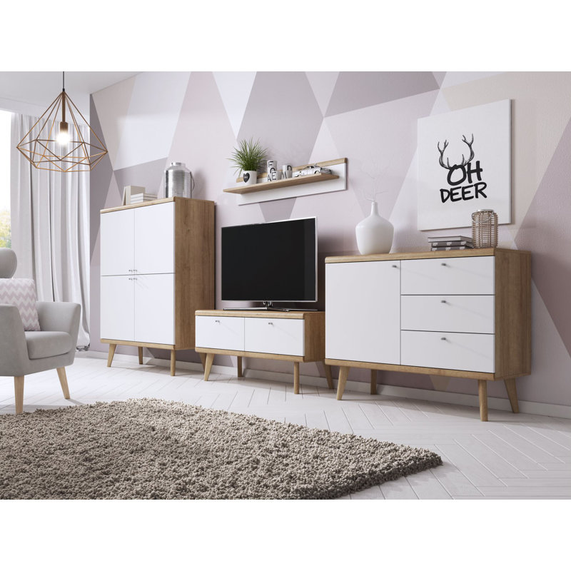 Sigourney Unfinished TV Stand for TVs up to 48"