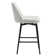 Betzalel Swivel Upholstered Counter Stool with Metal Frame