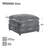 Drago 29'' W Square Upholstered Modern Ottoman-1961306182