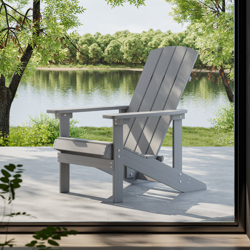 Chaise Adirondack Volkard HiPS, gris