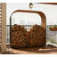 Wood Shed Galvanized Steel Firewood Storage Rack With Rubberized Edge