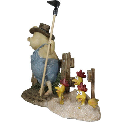 Trinx Whimsical 'Chicken Farming Is Easy' Practical Pig Holding Planting Shovel With Buried Hens Neck Down In Ground Figurine Farmhouse Rustic Country -  5A01ACED0AC34328845C7C24760C0184