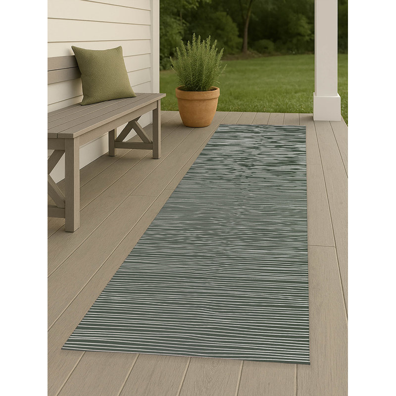 Eric Non-Slip Outdoor Rug, Runner 2'6" x 8'