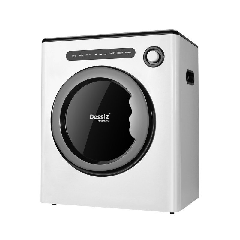1,6 cu. Sécheuse électrique à chargement frontal avec 6 programmes, séchage par capteur, sécheuse ventilée empilable avec contrôle automatique, technologie de stérilisation UV