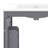 24" Bathroom Vanity With Sink, Single Sink Bathroom Vanity, Small Restroom Vanity With Top, Cabint, Door Shelf And Drawer Divider-2067685008