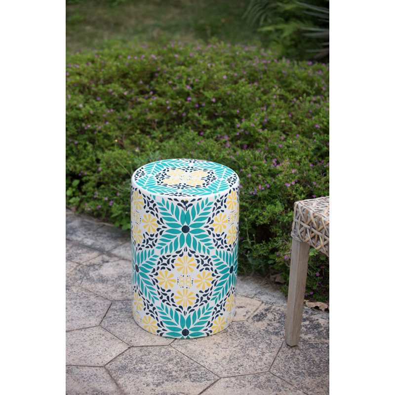 Tabouret de jardin 18 po en céramique
