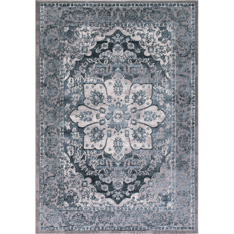 Oriental Indoor Rug, Rectangle 6'7" x 9'3"
