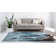 Rizer Abstract Blue Area Rug