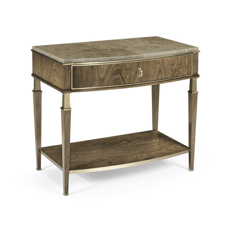 Barcelona 1 - Drawer Solid Wood Nightstand