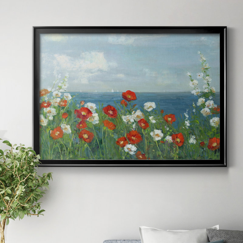 Peace and Calm I - peinture sur toile encadrée, Noir, H 18,5 po x l 24,5 po x P 1,5 po