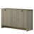 47"W Gray Oak Console Table, Buffet Table, Sideboard with Shelves and Cabinet Doors