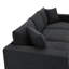 Canapé modulaire moderne 101 * 66 "avec coussins décoratifs, ensemble de canapé en L en forme de nuage avec siège large, ensemble de canapé en tissu confortable en polyester 4 places avec repose-pieds mobile pour salon, appartement, bureau-1814708935