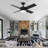 44 In Intergrated LED Ceiling Fan Light With White Blade-322044303-322044302