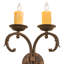 Lampe murale bougie 2 lumières Griffing