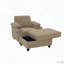 Ensemble de fauteuil d'appoint et repose-pieds avec dossier inclinable-657099837