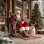 «Winter Porch», art mural sur toile tendue