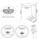 9317-Black Single Handle Bathroom Sink Faucet Modern Matte Black With Drain Assembly
