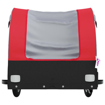 vidaXL Bike Trailer Kids Bicycle Cargo Wagon Buggy Carriage Cycle Trailer Iron