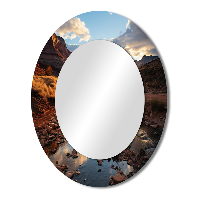 Kronos - Landscapes Metal Mirror, 43" x 33"