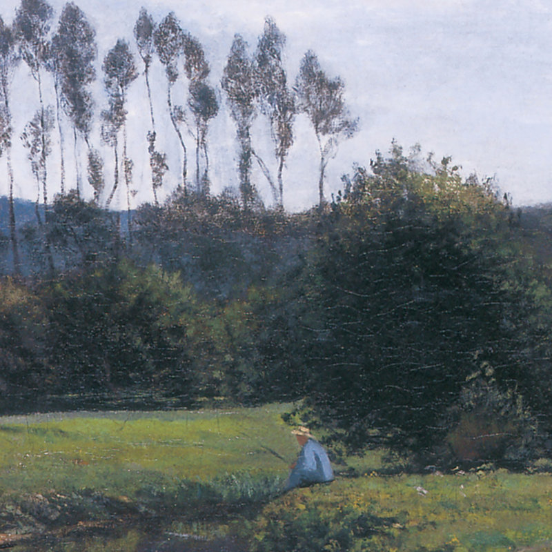 View At Rouelles Le Havre, 1858 Print by Claude Monet, 14.75" H x 17.75" W