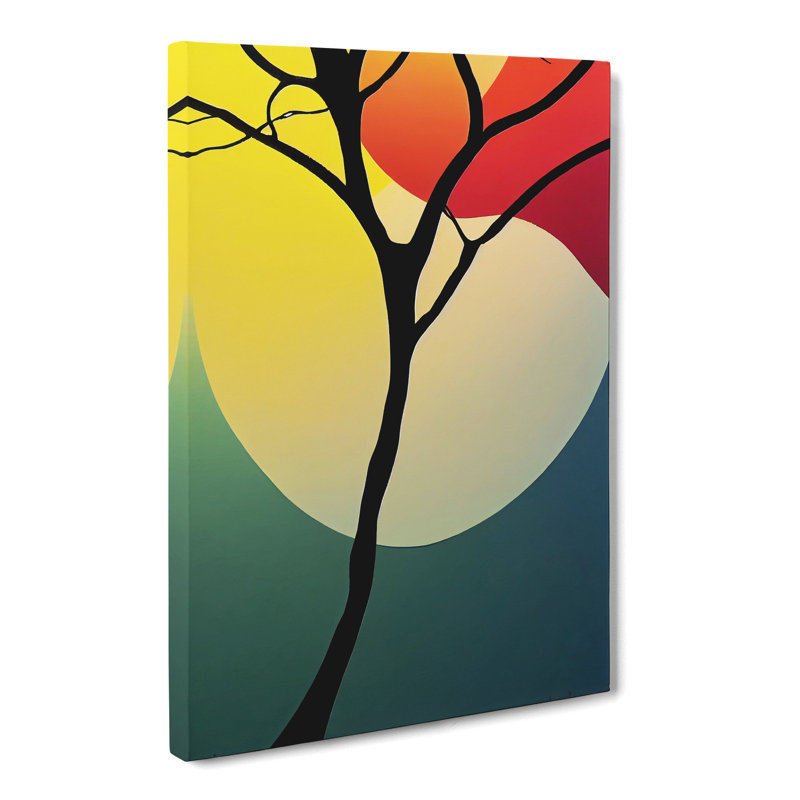 Apple Tree Minimalism - Wrapped Canvas, 50cm H x 35cm W x 3cm D