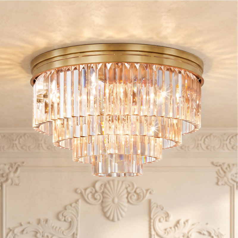 Lustre encastré 18 lumières 18,5 "Lucent, Doré