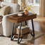 Table de bout pour salon, canapé-lit étroit à 2 niveaux avec rangement-1098481633-1098481634
