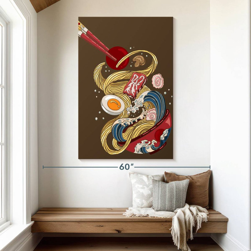 Ramen japonais Yarlin, H 51 po x l 34 po