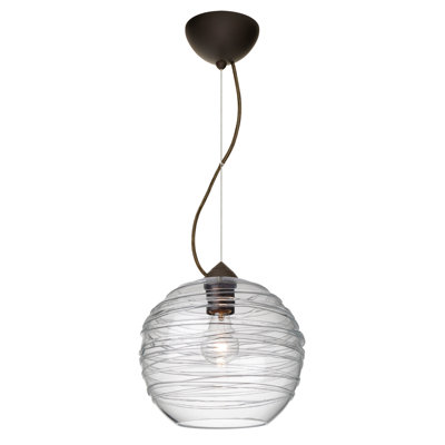 Luminaire sphère suspendu 1 lumières simple Lukens