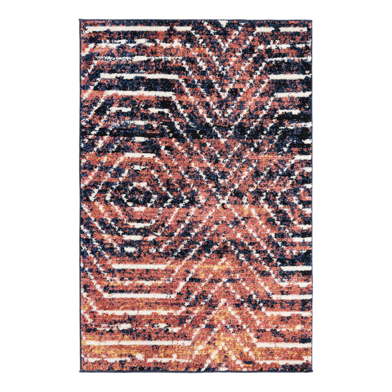 Jacynthia Geometric Indoor Rug, Rectangle 4' x 6'