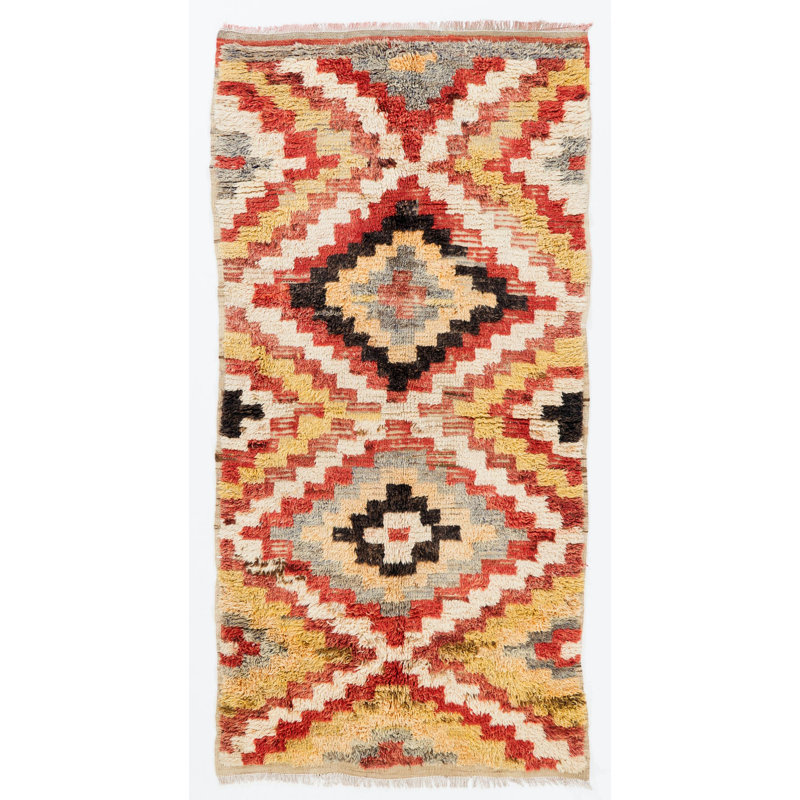 Tapis multicolore noué à la main Tulu
