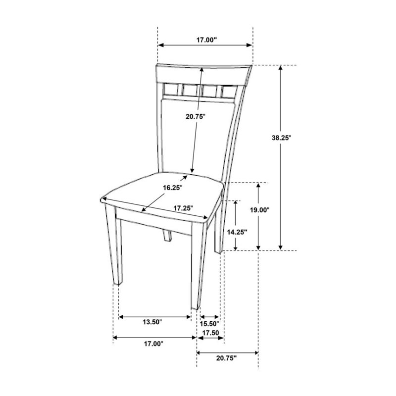 Ensemble de 2 chaises d'appoint rembourrées
