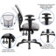 Mid-Back Mesh Multifunction Executive Swivel Ergonomic Office Chair with Adjustable Arms-63480812