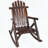 Fir Wood Log Rocking Chair with Ergonomic and Heavy-Duty Build-1586266549