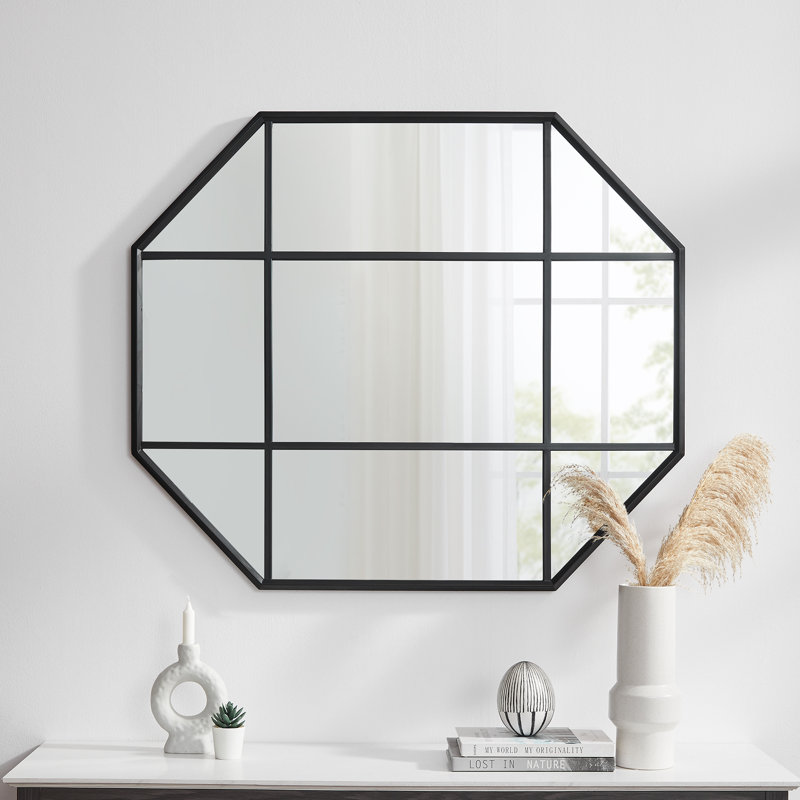 Miroir mural Modern, Noir
