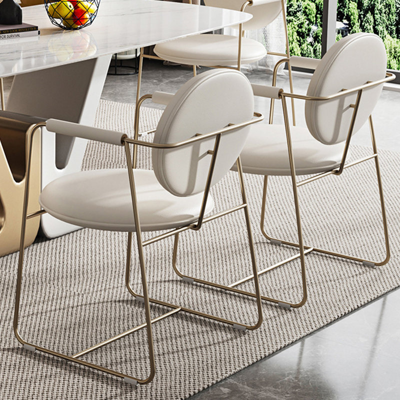 Modern luxury rectangular dining table set