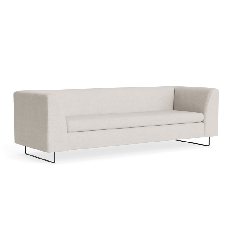 MTO - Bonnie 96" Sofa w/ Black Legs, Sylvan Bone