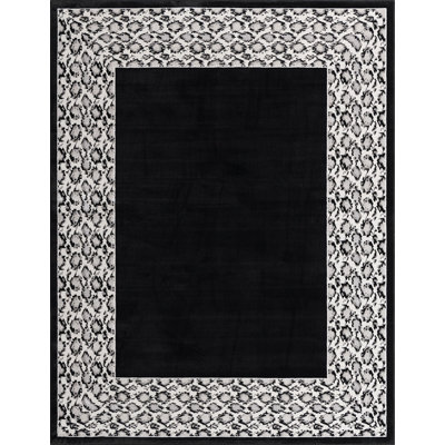 Tapis contemporain brun Bramore