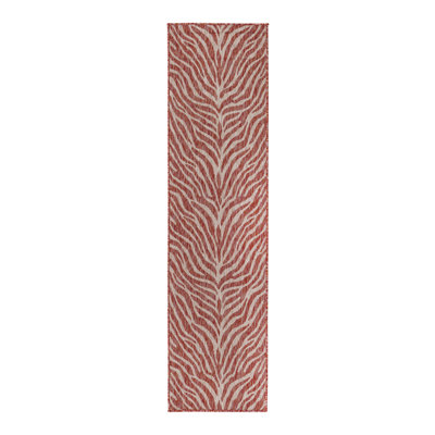 Rust Red Tsavo Indoor/Outdoor Safari Rug
