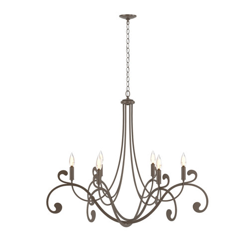 Hubbardton Forge Bella 6 - Light Chandelier & Reviews | Perigold