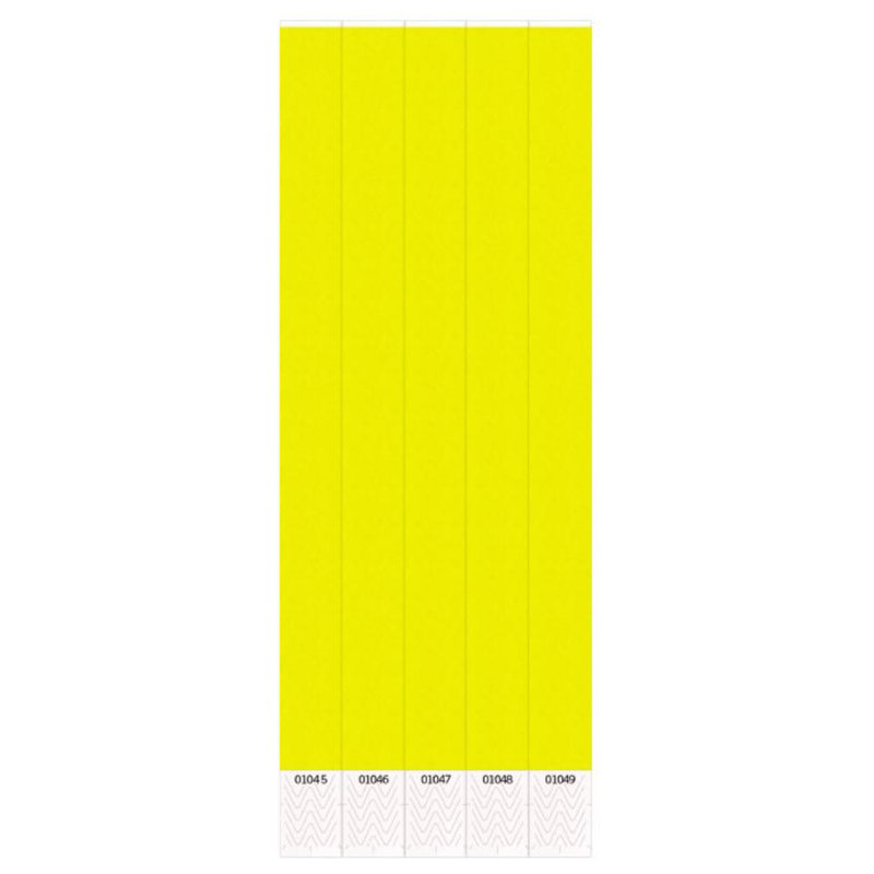 Poignets de couleur unie, Jaune