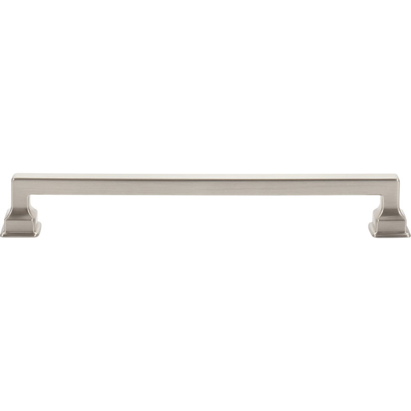 Erika 5 1/16" Center to Center Bar Pull, Brushed Nickel, 7 9/16"
