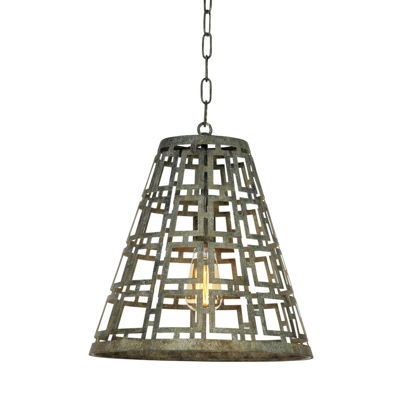 Fifth 1 - Light Single Cone Pendant, Deep Ocean