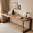 Light brown Rectangular Solid Wood writing desk-118312021-118311996