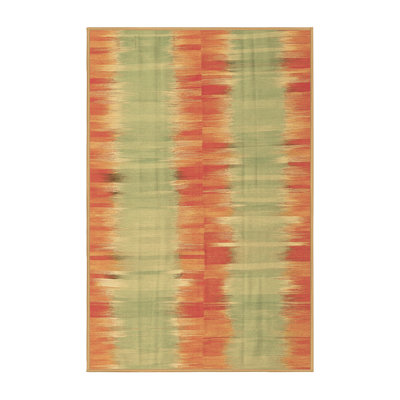 Washable Abstract Indoor Rug