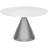 Heiderose Round Marble Top Metal Base Dining Table-87891766