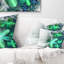 Coussin lombaire floral à fleurs fractales